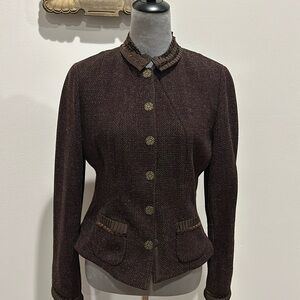 Tahari double sided jacket in medium.